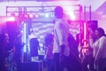 People dancing and partying in club Royalty Free Stock Photo