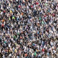 People demonstrate against encrease Royalty Free Stock Photo