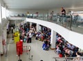 People at the Departure Gate of airport in Kalibo, Philippines Royalty Free Stock Photo
