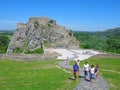 People in the Devin castle, Slovakia