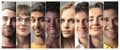 People with different expressions Royalty Free Stock Photo