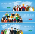 People of different occupations. Professions set. International Labor Day. Royalty Free Stock Photo