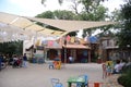 People Dining at the Fort Worth Zoo, Fort Worth, Texas