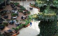 People dining in one of the the famous mall in qatar