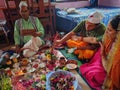 People doing worship at home during corona pandemic