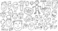 People Doodle Set