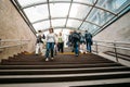 People down the underpass on Independence Avenue