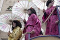 People dressed as Geisha's, Belgium