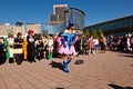 People dressed up as Mangas at Frankfurt's Book Fair