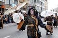 People dressed up in costume, carnival, Ostend