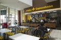 People eat in fast food restaurant Pollos Copacabana