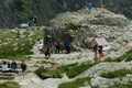 A porter in High Tatras in Slovakia