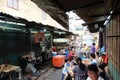 People eating street food on the alley in the famous chulia food