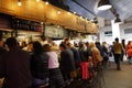 People eating tapas in a tapas bar