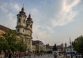 People in Eger, Hungary.