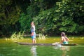 People in EMBERA VILLAGE, PANAMA