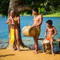 People in EMBERA VILLAGE, PANAMA