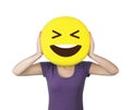 People with Emoticon Royalty Free Stock Photo