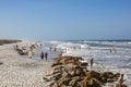 people enjoy the beach on a sunny afternoon in Sankt Augustine, USA