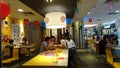 People enjoy delicious food at McDonald`s restaurant in shenzhen, China