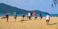 People enjoy on Naiyang beach Royalty Free Stock Photo