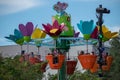 People enjoying Abbys Flower Tower at Seaworld 3 Royalty Free Stock Photo