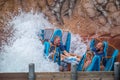 People enjoying amazing Infinity Falls attraction at Seaworld , 335