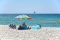 People Enjoying the Beach at Gulf Shores Alabama