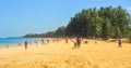 People enjoying on the beach