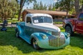 People Enjoying a Beautiful Summer Day Viewing Vintage Cars