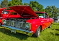 People Enjoying a Beautiful Summer Day Viewing Vintage Cars