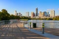 Board Walk over Lady Bird Lake in Austin Texas Royalty Free Stock Photo