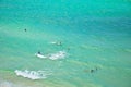 People Enjoying Clear Water Tropical Beach