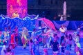 People enjoying Club Sea Glow family friendly dance party in Electric Ocean at Seaworld 77 Royalty Free Stock Photo