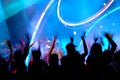 People enjoying the concert