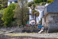 People enjoying dining out at the Shipwright Arms in Helston, Cornwall on May 14, 2021.