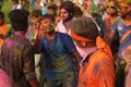 People enjoying during the festival of ganesh chaturthi