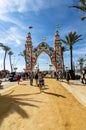 People enjoying a good day at the Feria de Sanlucar de Barrameda.