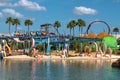 People enjoying The High Seuss Trolley Train Ride in the Sky at Universals Islands of Adventure 2