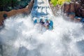 People enjoying Infinity Falls at Seaworld 196