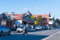 People enjoying the long weekend in the small historic country town of Berry, best known for award-winning restaurants,