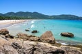 People Enjoying Lopes Mendes Beach, Rio, Brazil. South America.