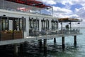 People enjoying lunch at the Brigantine, San Diego CA