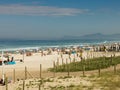 People enjoying and practicing sports on the beach - Rio de Janeiro