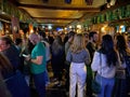 People Enjoying Saint Patricks Day in March Royalty Free Stock Photo