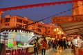 People enjoying and shopping handicrafts at the Medieval Market