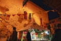 People enjoying and shopping handicrafts at the Medieval Market