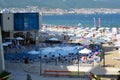 People enjoying summer vacation at the Black Sea