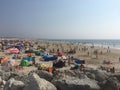 People enjoying the sun at The beach