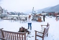 People enjoying time on winter holiday break in Colorado.
